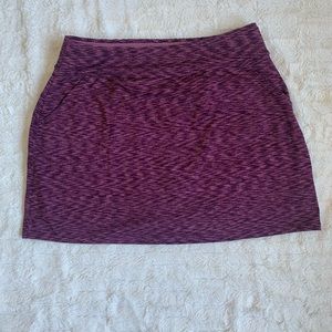 Title Nine Burgundy and Pink Skort